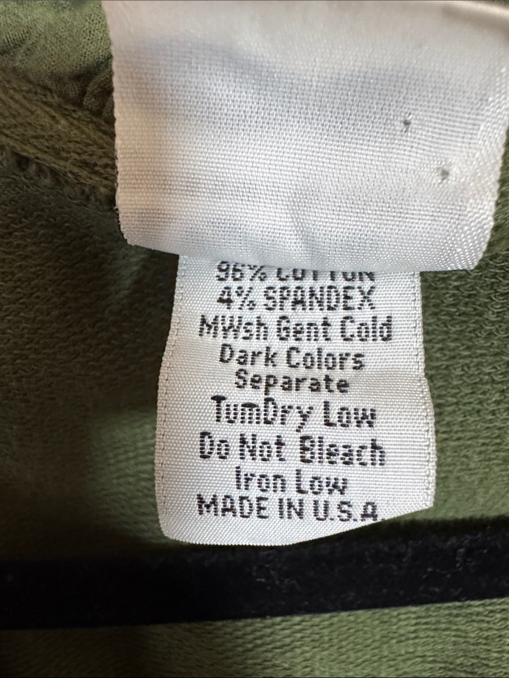 CMC (Color Me Cotton) Leah Long Hoodie Jacket Green size Small - Picture 6 of 10